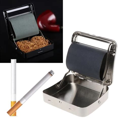 metal automatic cigarette tobacco roller roll rolling machine box case|high speed cigarette rolling machine.